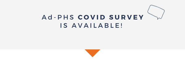 Why should you take part in the Ad-PHS COVID Survey?